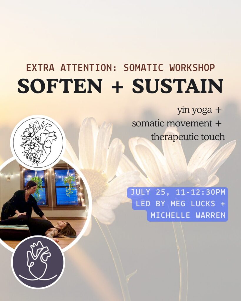 Soften + Sustain Workshop